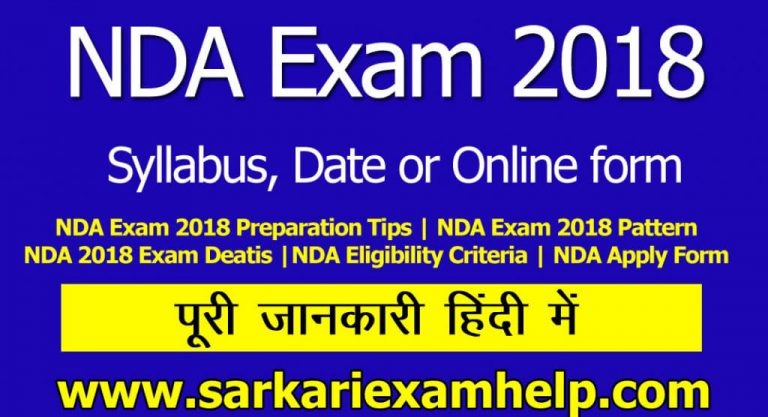 nda exam 2022 syllabus