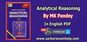 Analytical Reasoning By MK Pandey PDF Book Free Download