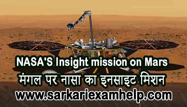 NASA'S Insight mission on Mars - मंगल पर नासा का इनसाइट मिशन