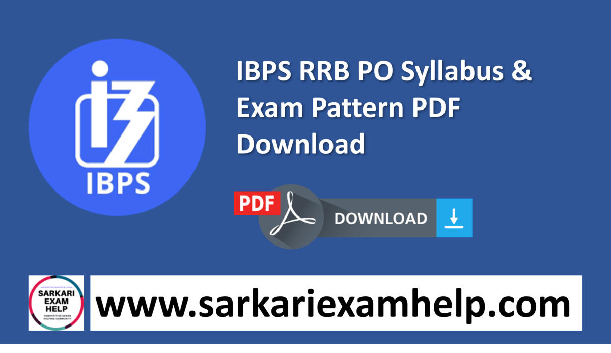 IBPS RRB PO Syllabus 2024 Officers Scale 1 हेतु Syllabus और Exam