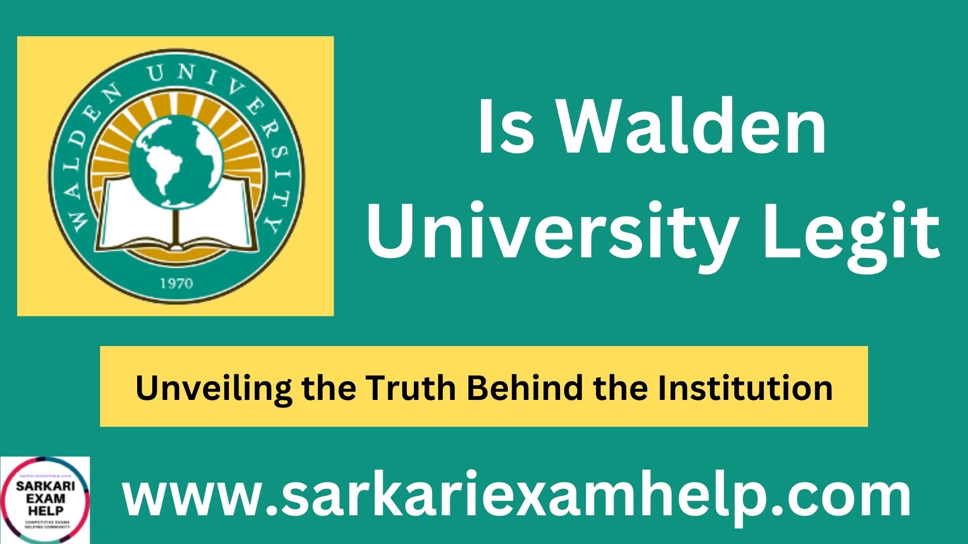 Is Walden University Legit