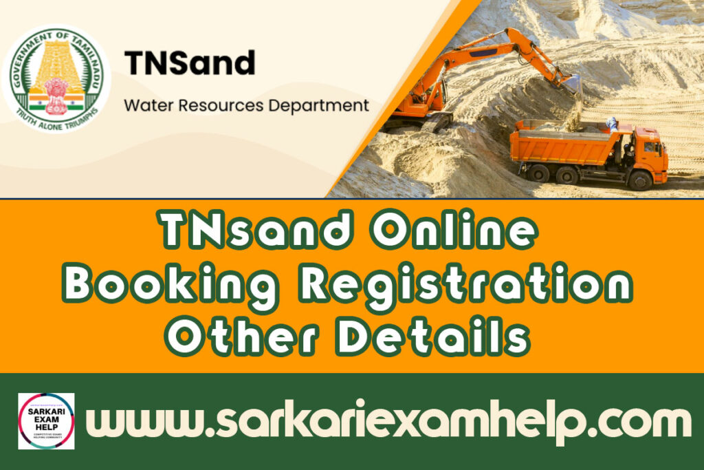 TNsand Online Booking, Registration & Other Details 2023