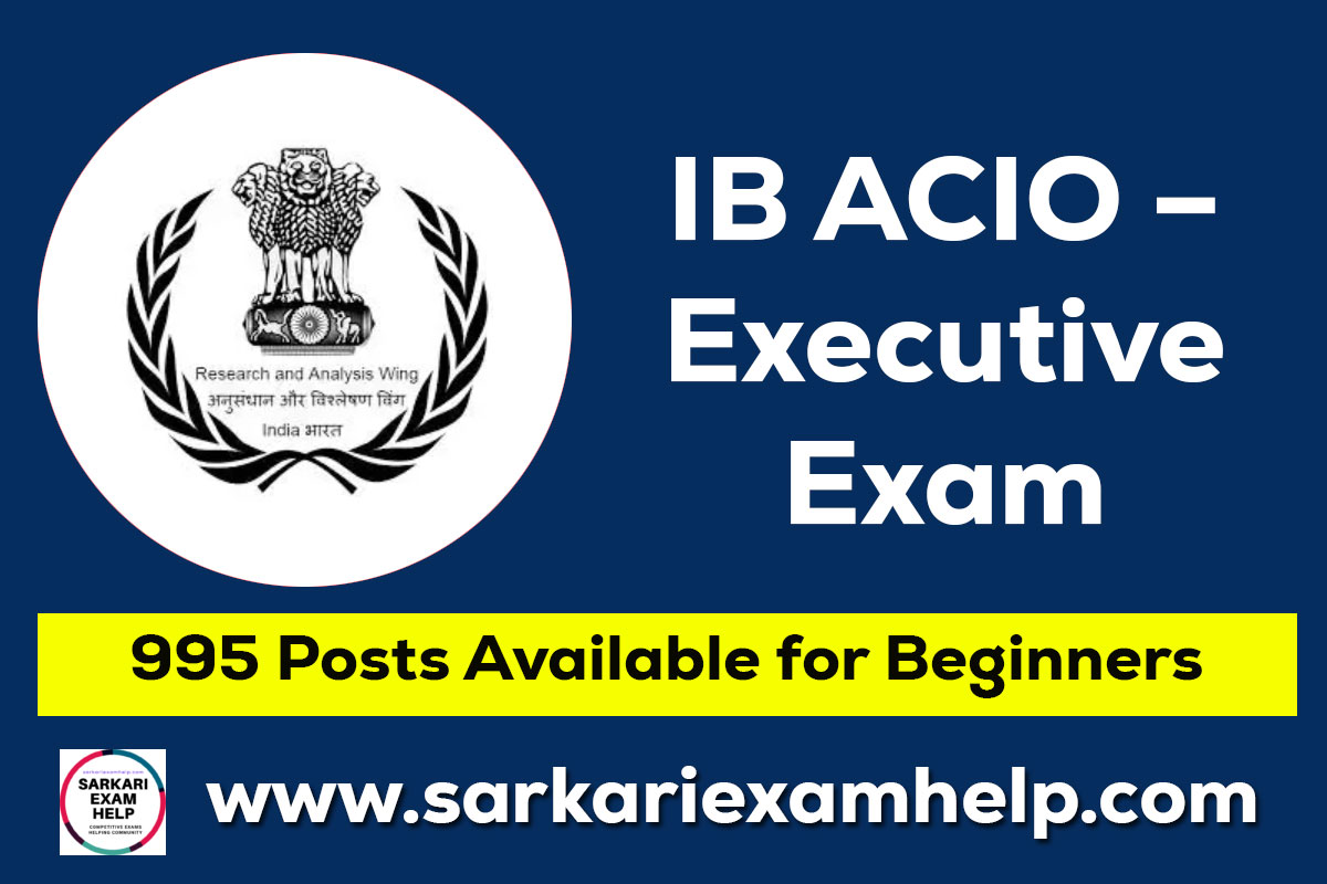 IB ACIO Recruitment 2023