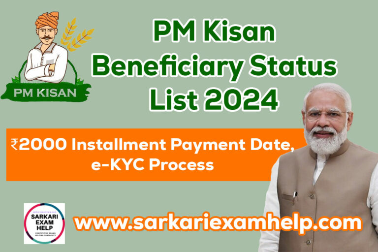 PM Kisan Beneficiary Status List 2024