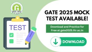 GATE 2025 Mock Test Download Link